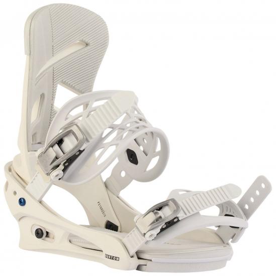 BURTON Mission Re:Flex™- Stout White -Men's Snowboard Binding 